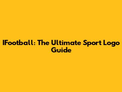 IFootball: The Ultimate Sport Logo Guide