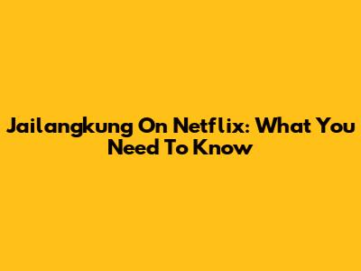 Jailangkung On Netflix: What You Need To Know
