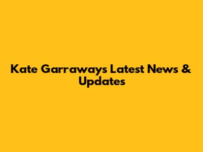 Kate Garraway's Latest News & Updates
