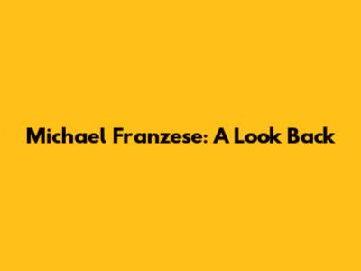Michael Franzese: A Look Back