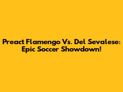 Preact Flamengo Vs. Del Sevalese: Epic Soccer Showdown!