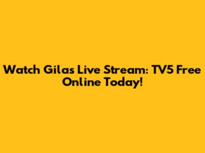 Watch Gilas Live Stream: TV5 Free Online Today!